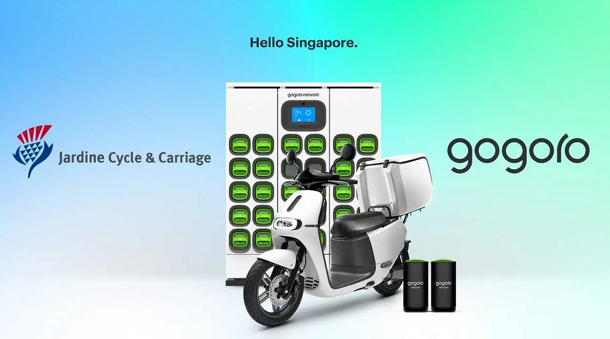 Gogoro предложит сеть для замены аккумуляторов и скутеры в Сингапуре