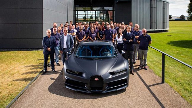 Разгон нового Bugatti доходит до 500 км/час