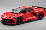 Энтузиасты построили из наборов Lego модель спортивного Chevrolet Corvette C8 