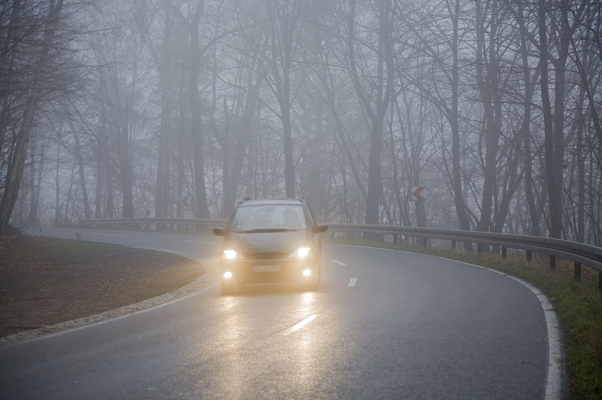 Российским водителям перечислили правила вождения за рулем автомашины в туман