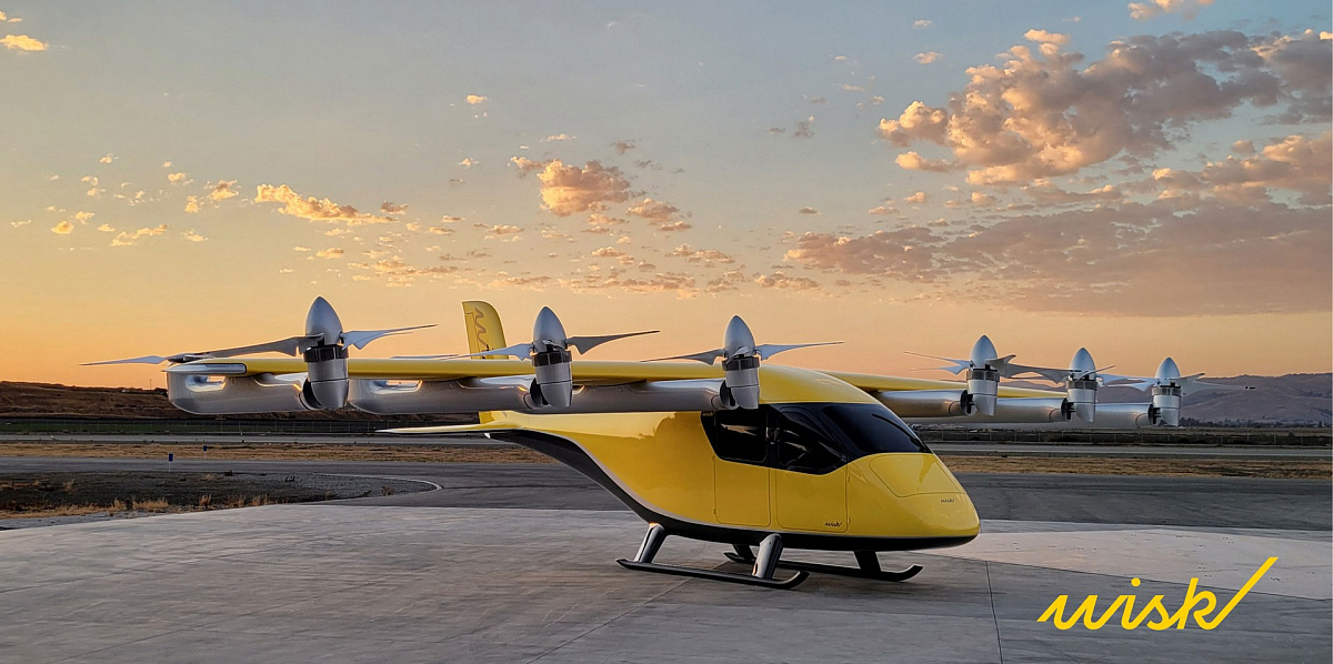 Воздушное такси Wisk Aero 6-го поколения может стать будущим транспорта