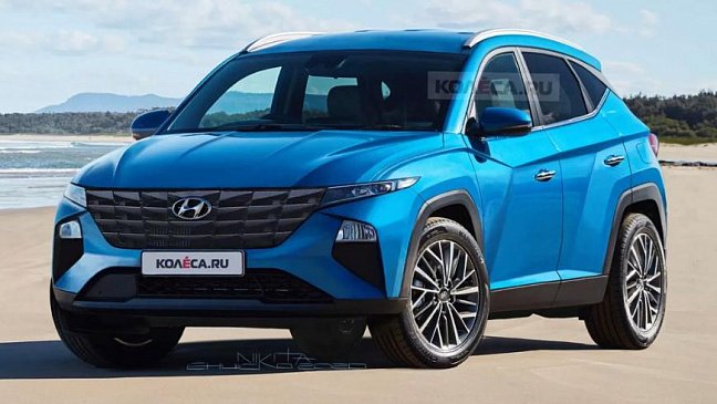 Новое поколение Hyundai Tucson показали на рендерах