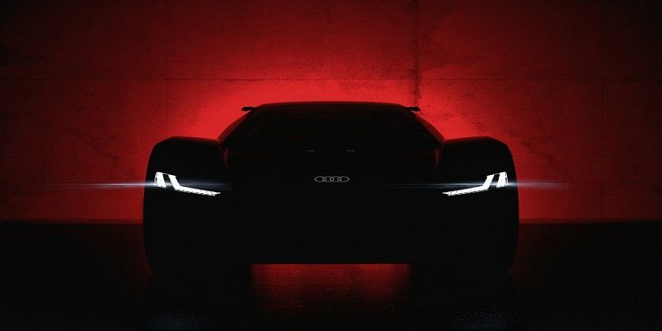 Audi поделилась первым тизером электрического суперкара PB18 E-Tron