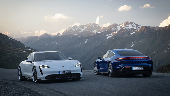 Электрокар Porsche Taycan установил рекорд после посещения 14 стран за 24 часа