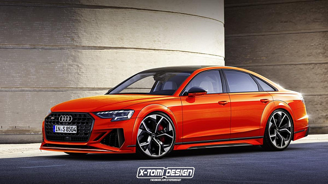 Представлен рендер на "заряженной" Audi RS8 нового поколения 