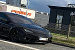 Заметили Tesla Model S с передней частью от Lamborghini Huracan