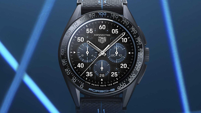 Компании Porsche и TAG Heuer выпускают смарт-часы Calibre H4 с возможностью подключения к Интернету