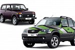 Цветовая гамма внедорожников LADA 4x4 и LADA Niva изменилась