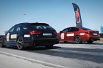 Сможет ли "заряженный" универсал Audi RS6 Avant обогнать BMW M5 Competition?