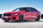 Вид из салона: BMW M5 Competition 2021 мчится со скоростью 310,54 км/ч