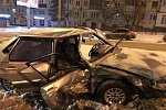 В Самаре в ночном ДТП пострадал молодой водитель