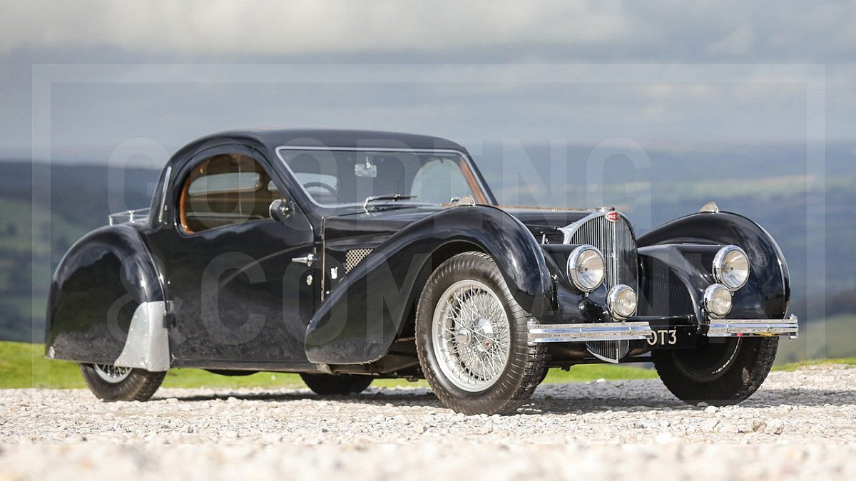 83-летнее купе Bugatti продадут на аукционе 