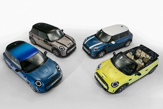 Компания Mini представила несколько обновленных моделей