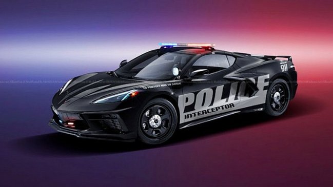 В сети показали полицейский Chevrolet Corvette C8