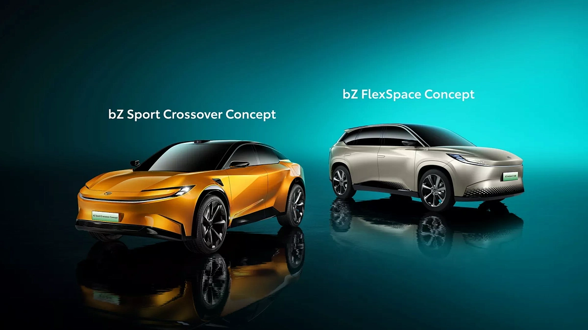 Компания Toyota представила новые концепт-кары bZ Sport Crossover Concept и bZ FlexSpace на автосалоне в Шанхае