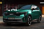 Обновленный KIA Sorento 2024 года рассекретили на рендерных фотозарисовках за год до презентации