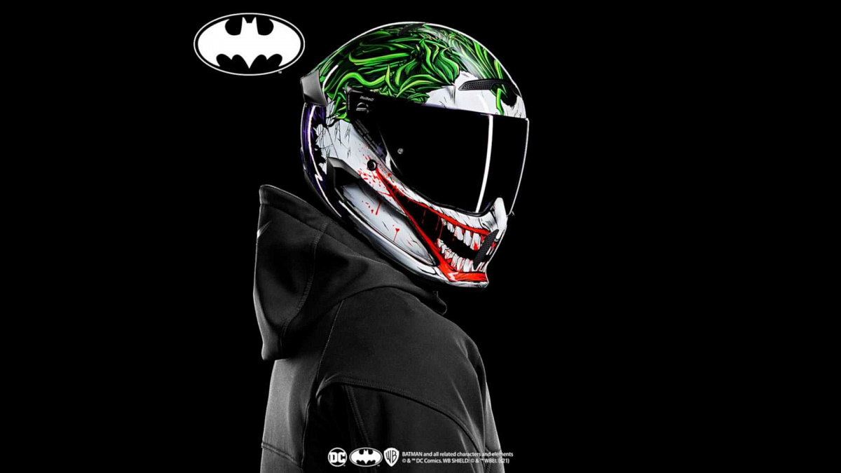 Ruroc запускает графику Бэтмена и Джокера в шлеме Atlas 3.0
