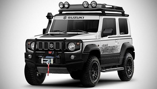 Появились рендеры внедорожного Suzuki Jimny 2019