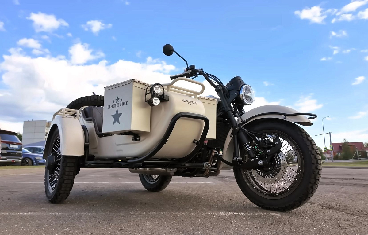 Мотоцикл Groza Defender 500 – примерно так должен выглядеть и столько стоить современный российский «Урал»