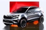 Бренд Skoda представил серийный кроссовер Kushaq на скетчах