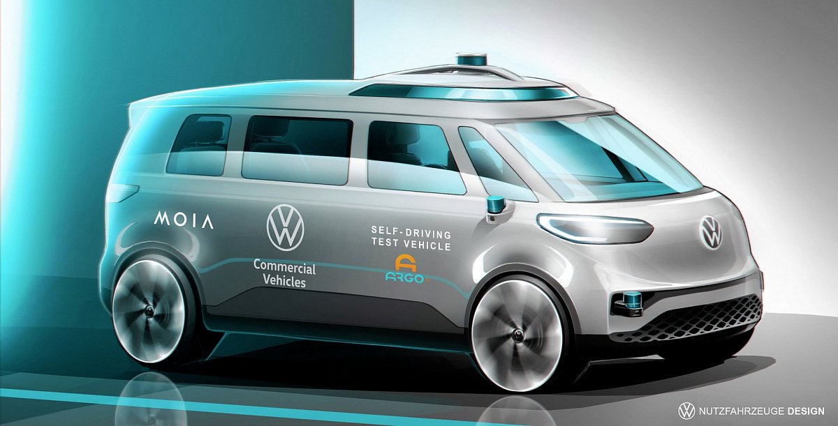 Volkswagen начнет тестирование автономного ID. Buzz в Гамбурге