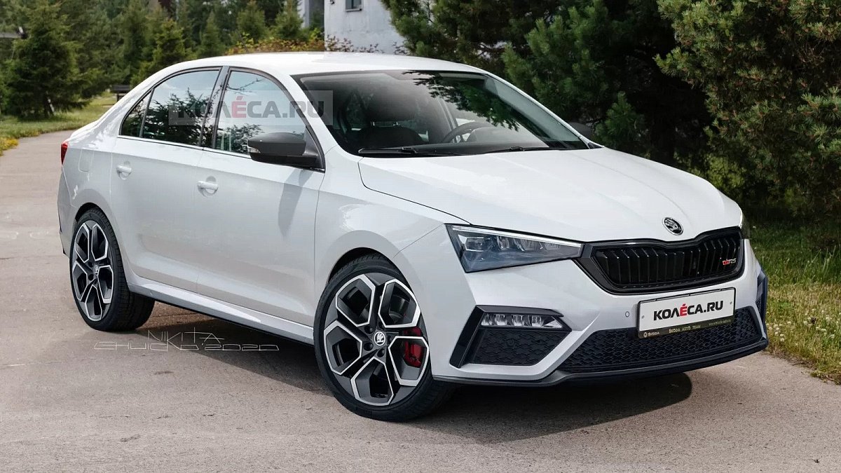 В сети опубликовали изображения Skoda Rapid RS