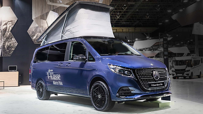 Кемпер Mercedes V-Class Marco Polo дебютировал с обновленным экстерьером и интерьером