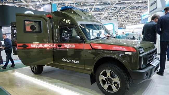 Ростех представил бронированный медицинский внедорожник LADA Niva Legend 4×4 KUB