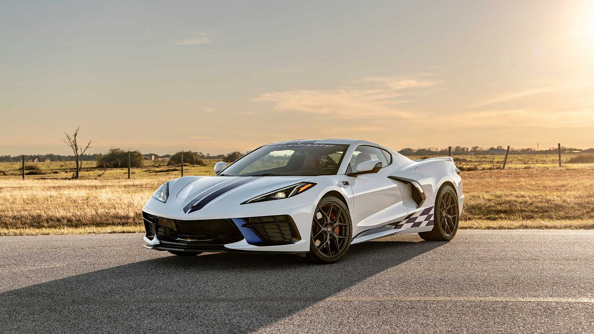 Тюнинг-ателье Hennessey прокачало гиперкар Chevy Corvette C8 до 708 лошадиных сил