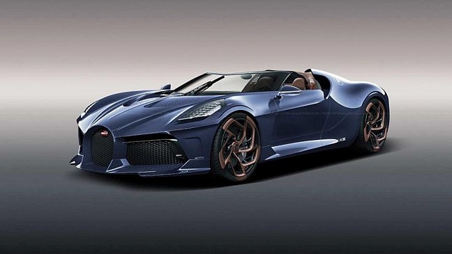 Bugatti La Voiture Noire  за 16,5 млн евро получил версию родстер