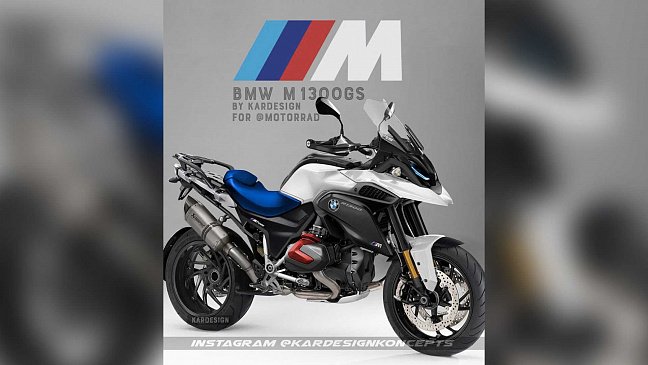 В сети опубликовали рендер мотоцикла BMW M 1300 GS