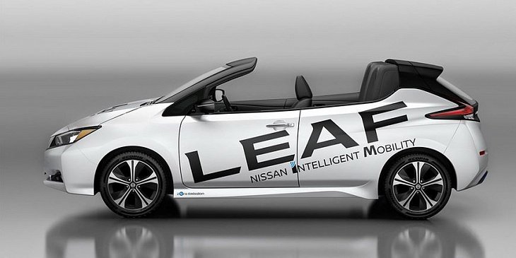 Nissan Leaf оказался без крыши после 100 000 экземпляра