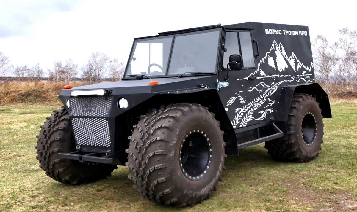 Российский вездеход Борус Трофи ПРО – «миллионник» Toyota и «вечная» раздатка ГАЗ-66