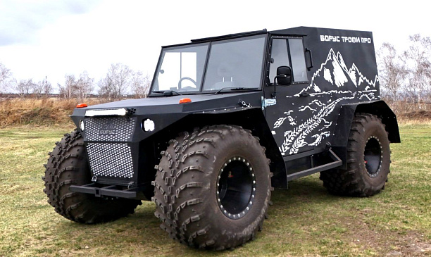 Российский вездеход Борус Трофи ПРО – «миллионник» Toyota и «вечная» раздатка ГАЗ-66