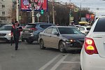 В Волгограде произошло жесткое ДТП на перекрестке