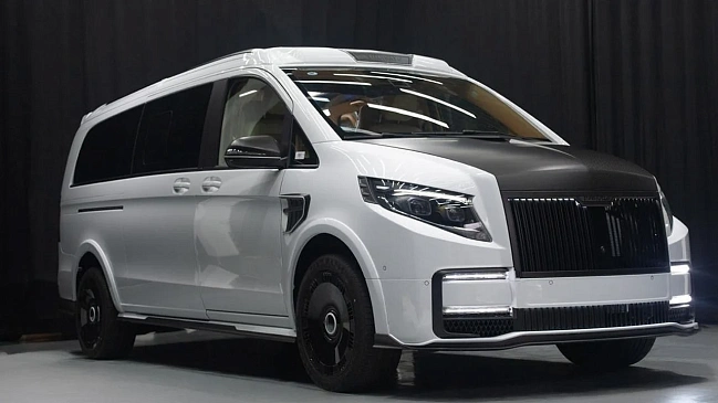 Ателье Mansory преобразило микроавтобус Mercedes до неузнаваемости 
