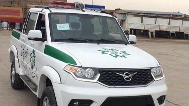 Российский УАЗ «Пикап» теперь служит в полиции Ирана