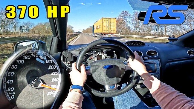 Смотрите, как 370-сильный Ford Focus RS гонит по автобану