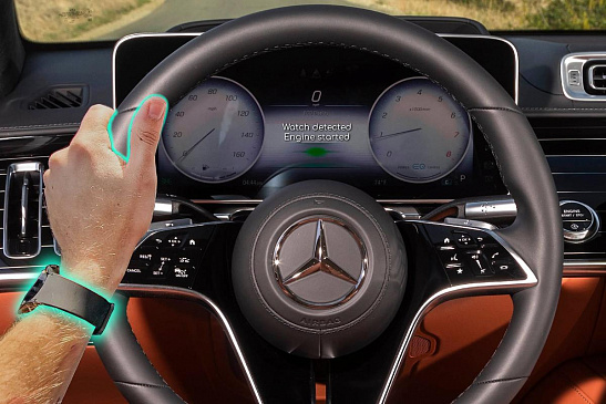 Будущие модели Mercedes будут сканировать вены водителя, чтобы завести машину