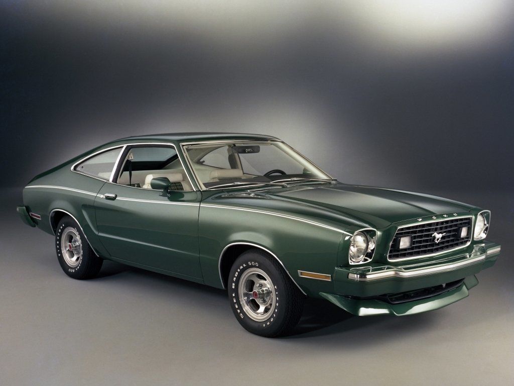 Ford Mustang II 1974 – 1978 Хэтчбек 3 дв.: кузов, класс, тип и объём  двигателя, коробка передач, разгон, фото - CarsWeek.ru