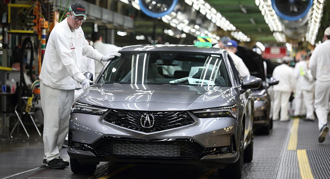 На заводе в Огайо стартовало производство Acura Integra 2023 года 