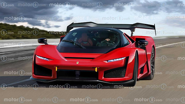 На тестах замечен прототип нового гиперкара Ferrari 2025 модельного года 