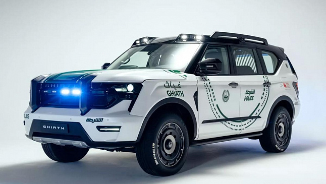 Компания W Motors представила внедорожник Ghiath Smart Patrol для полиции Дубая